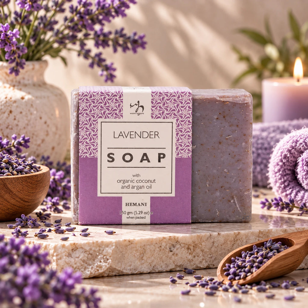 Soap with Organic Argan & Coconut Oil - Lavender