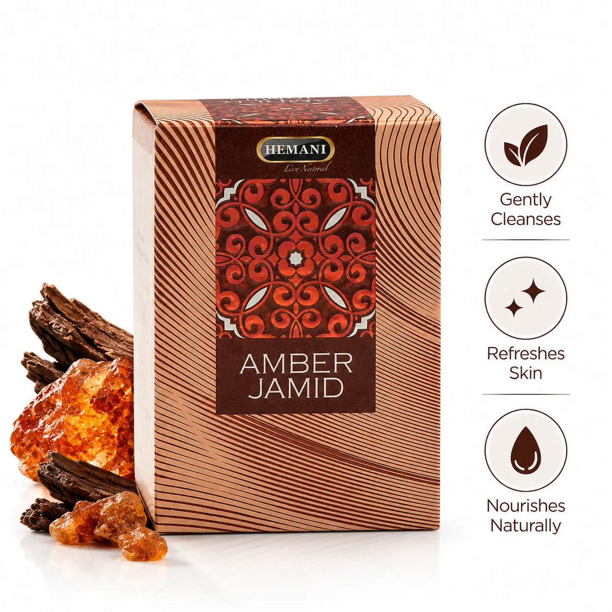 Solid Perfume Jamid - Amber 25gm
