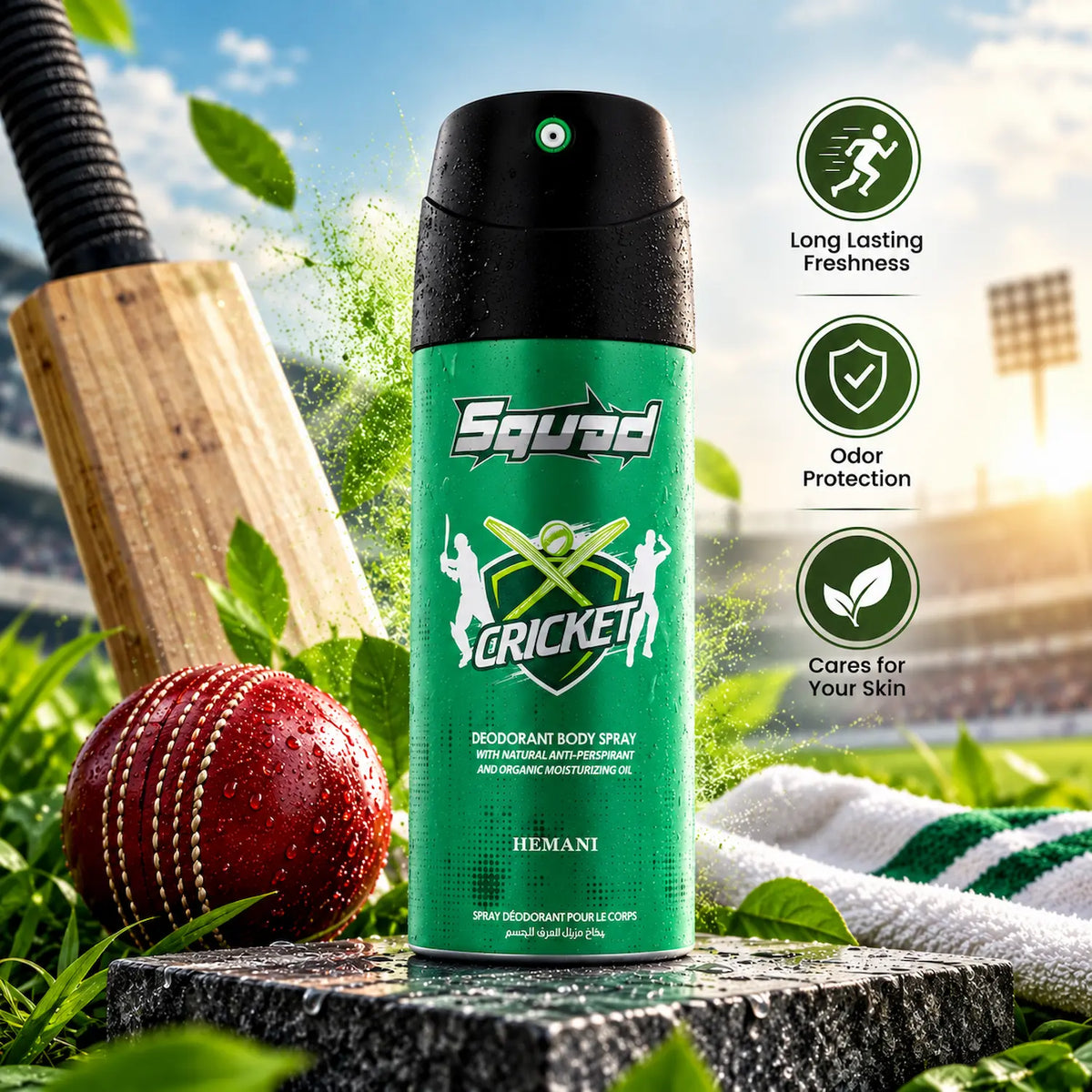 Squad Deodorant Spray - Cricket