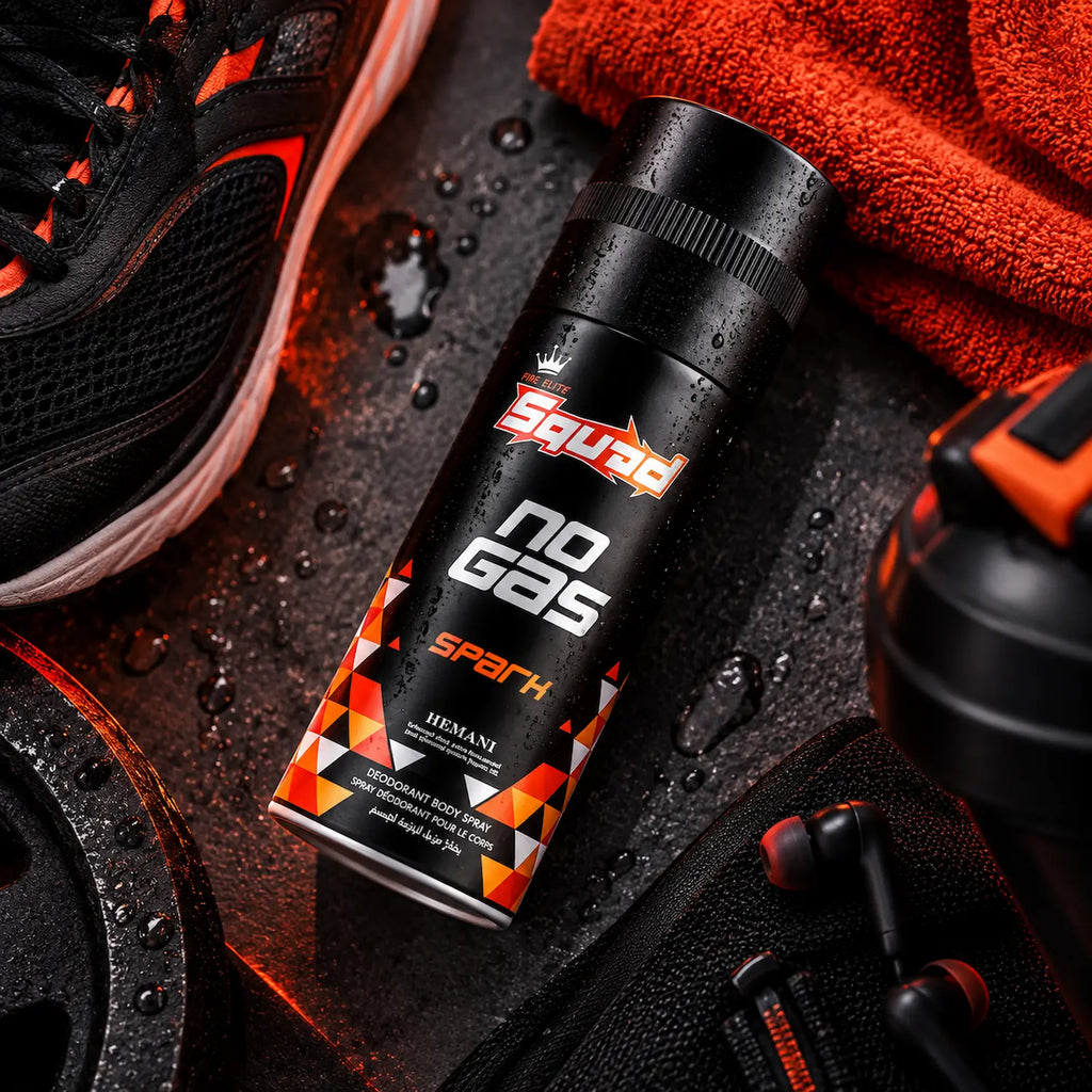 Squad No Gas Body Spray - Spark