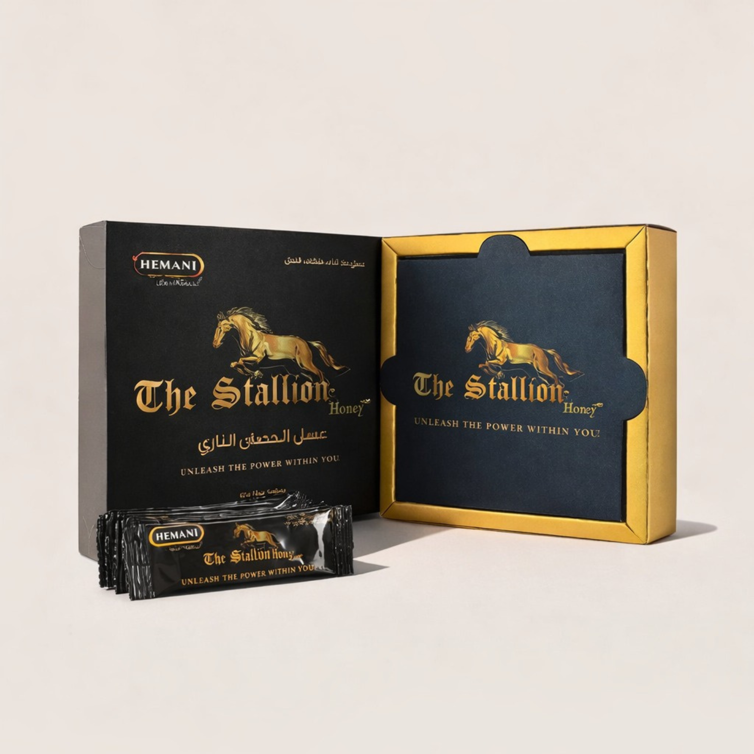 Stallion Honey Box – 12 Sachets – Hemani Herbal