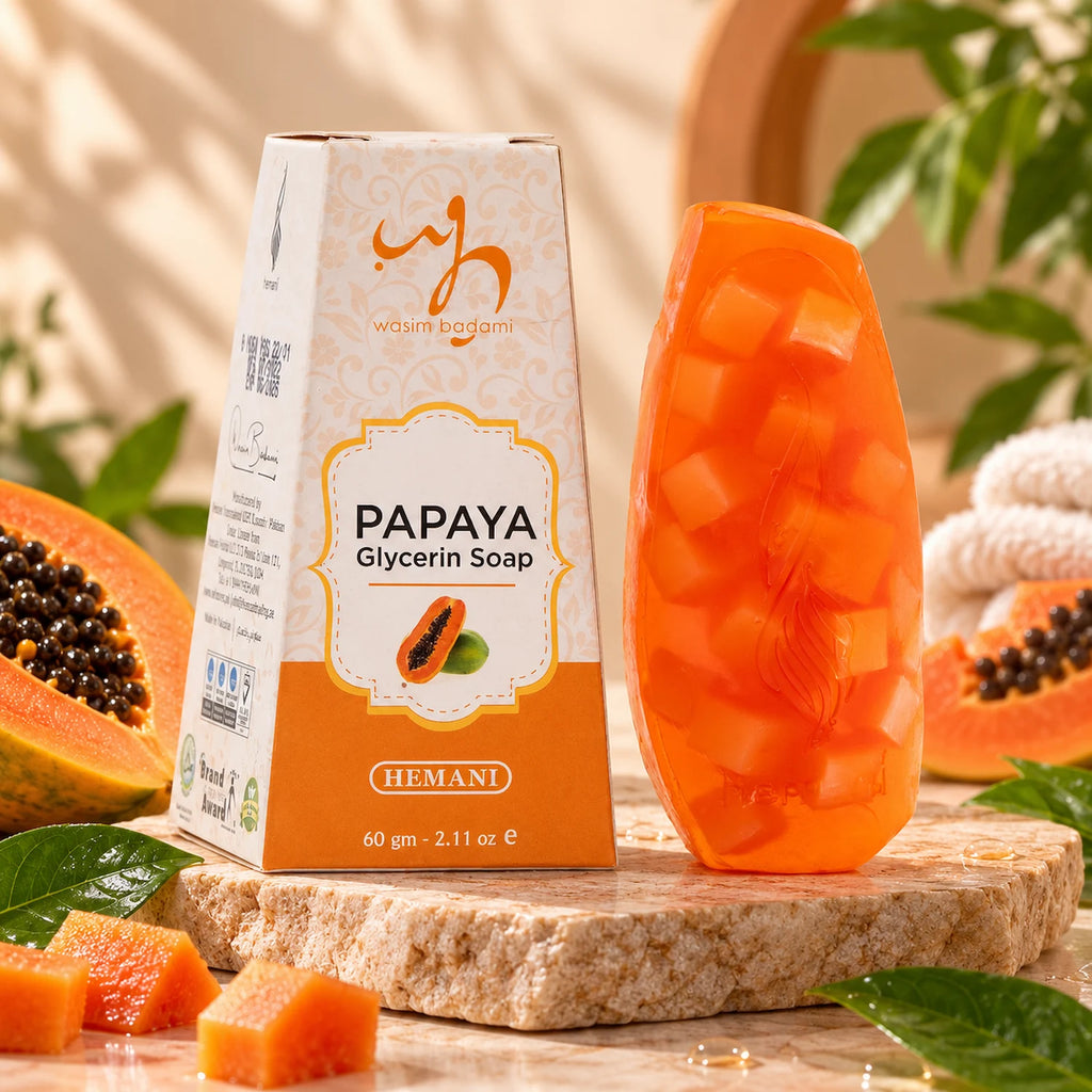 Transparent Glycerin Soap - Papaya with Milk