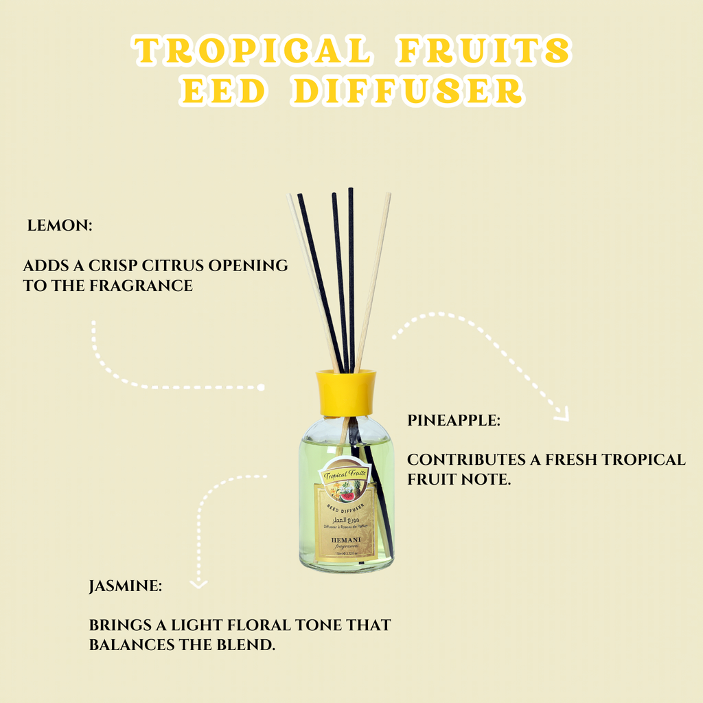 Tropical Fruits Scented Reed Diffuser 110ml