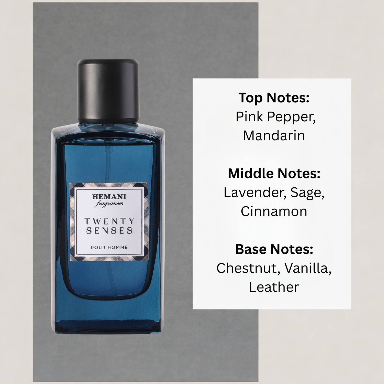 Twenty Senses Perfume for Men 100ml