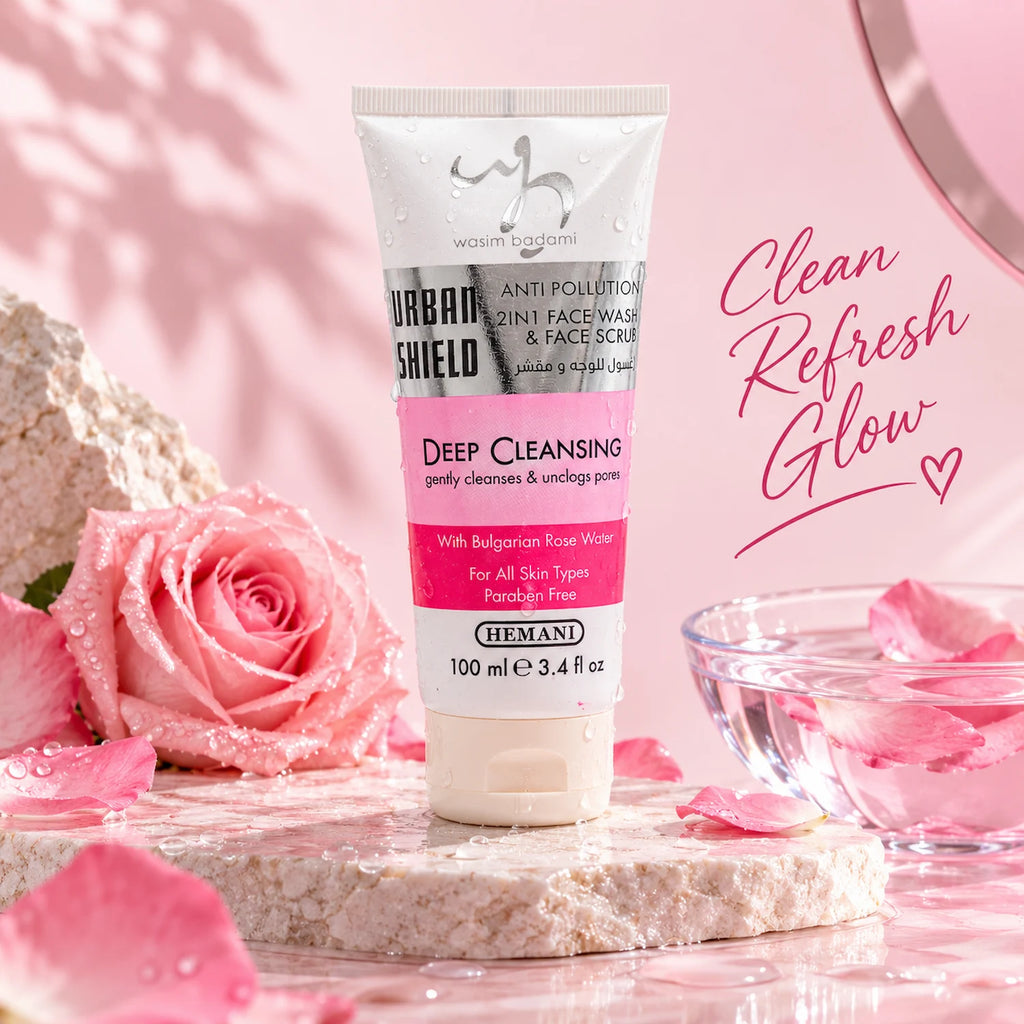 URBAN SHIELD Anti Pollution - 2in1 Face Wash & Face Scrub 100ml