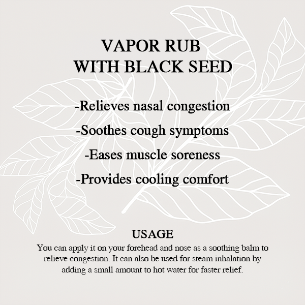 Vapor Rub - Black Seed (10ml)