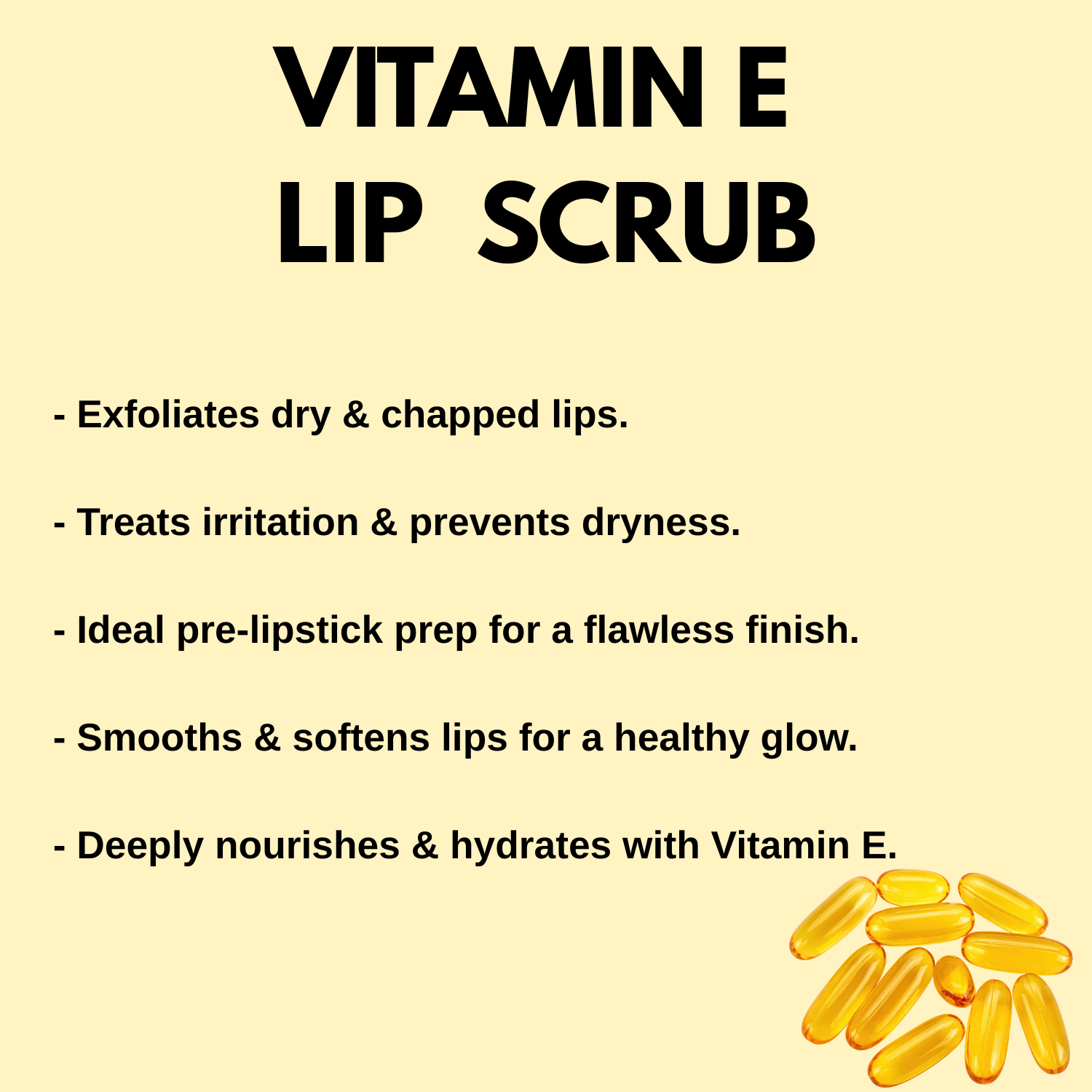 Lip Scrub - Vitamin E