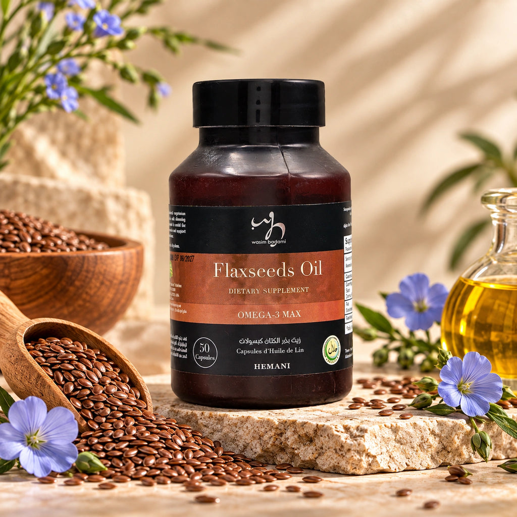 WB Herbal Oil Capsule - Flaxseed with Omega 3