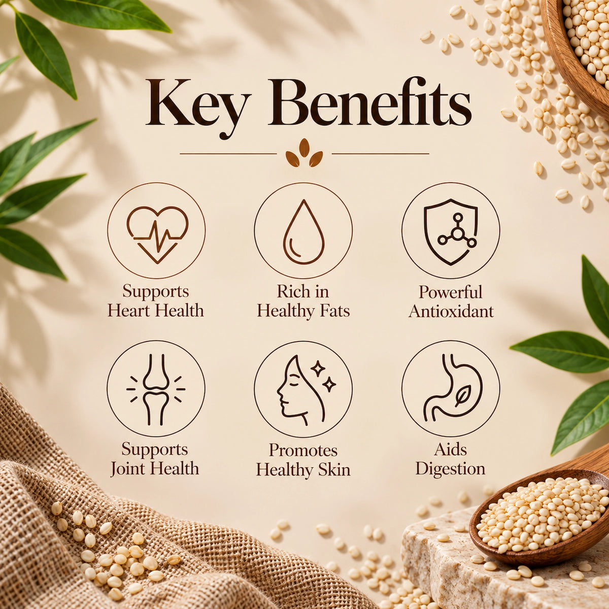 WB Herbal Oil Capsule - Sesame Seed with Vitamin E & Omega 3