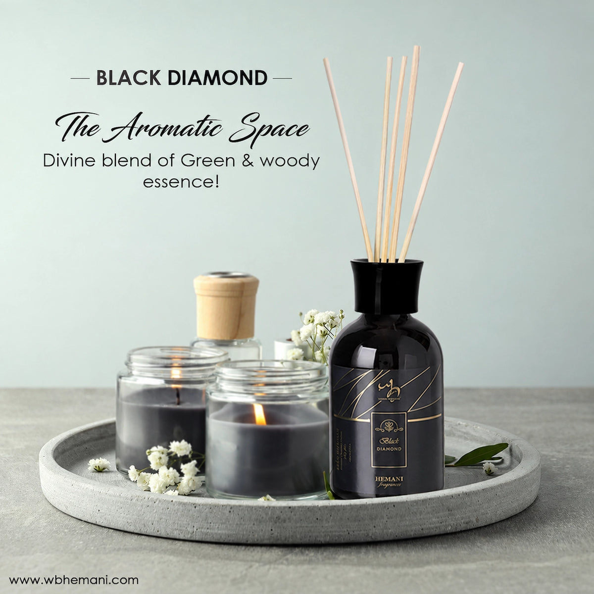 WB Reed Diffuser - Black Diamond