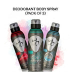 Pack of 3 Deodorant Spray for Men