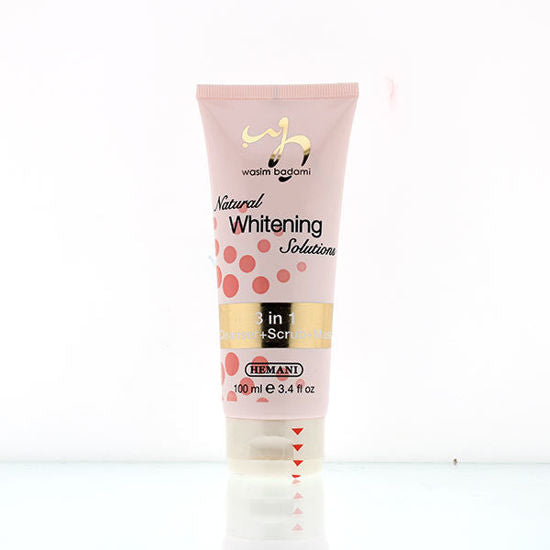 Natural Whitening Solutions 3 In 1 Cleanser+Scrub+Mask 100ml