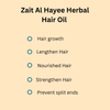 Zait Al Hayee Herbal Hair Oil 65ml