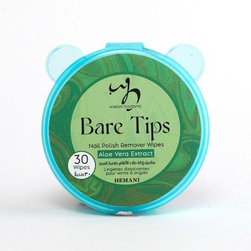 Bare Tips Nail Polish Remover Wipes With Aloe Vera Extract