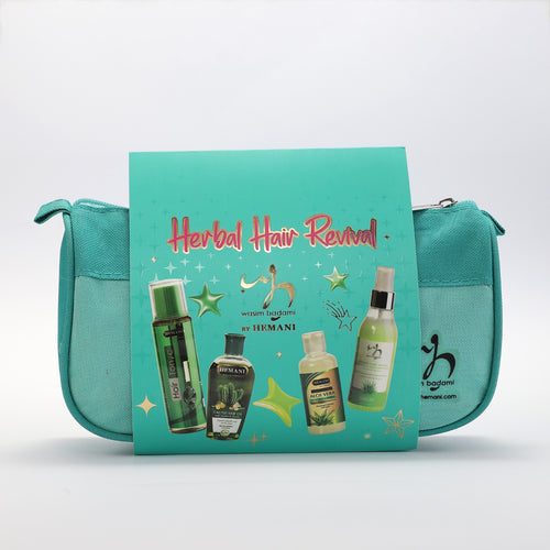 Herbal Hair Revival Green Pouch