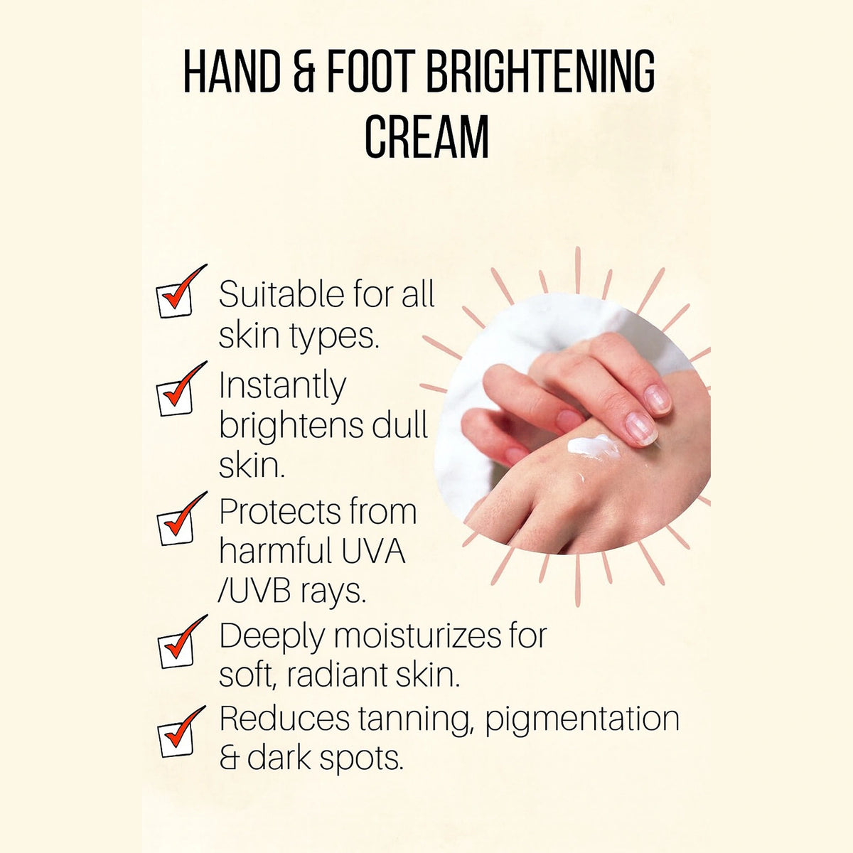 WB Hand & Foot Brightening Cream 150ml