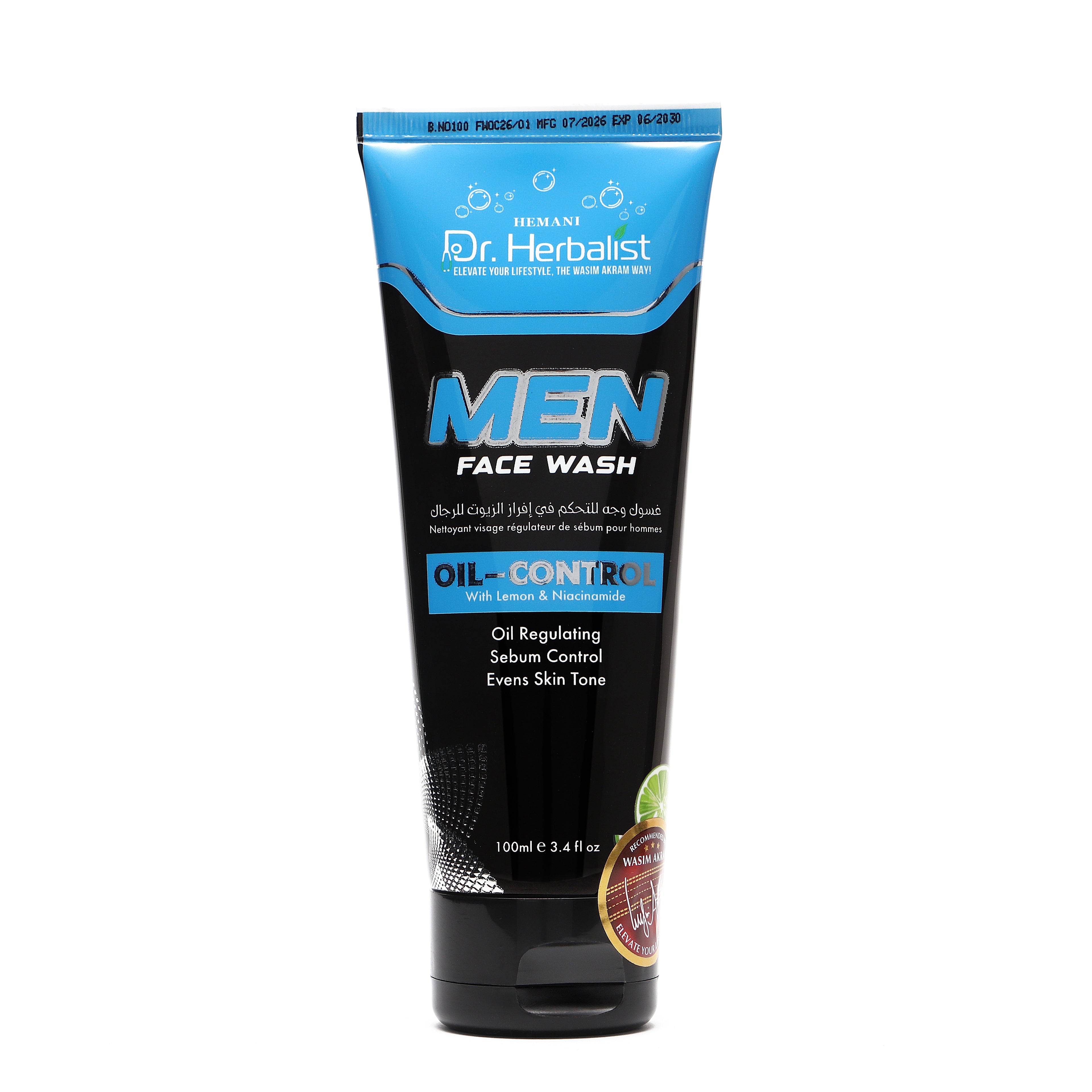 Dr Herbalist Oil Control Face Wash with Lemon & Niacinamide