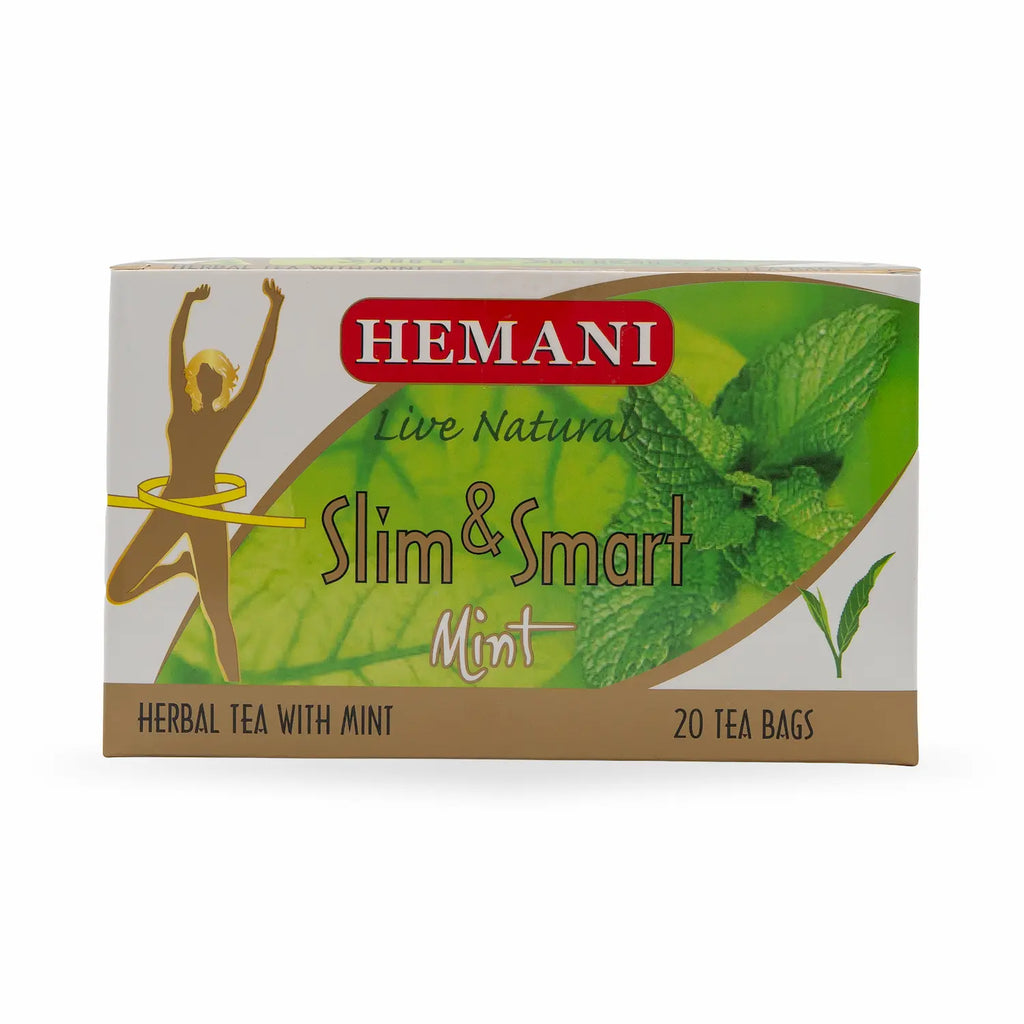 Slim & Smart Herbal Slim Tea with Mint Flavor – 20 Tea Bags