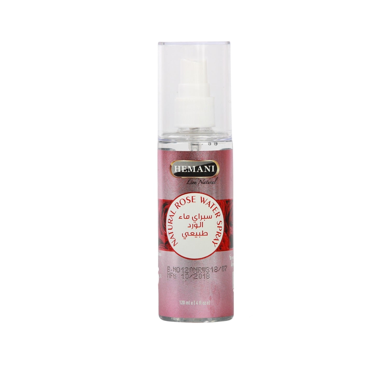 Natural Rose Water Spray 120ml