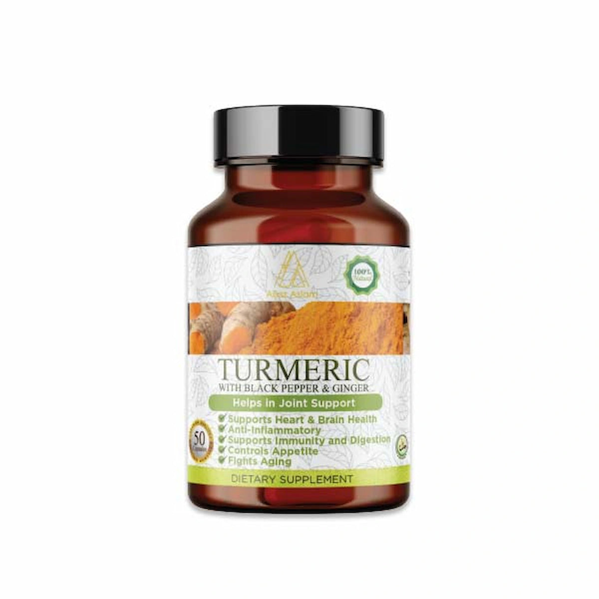 Herbal Dietary Supplement – Turmeric with Black Pepper & Ginger Oil Capsule| Aijaz Aslam