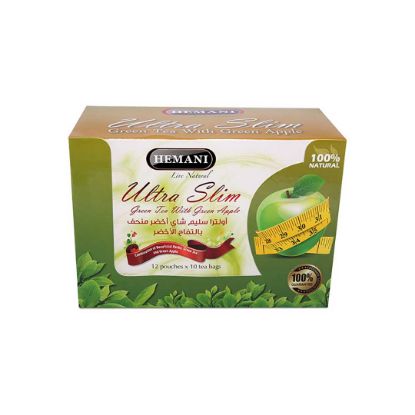Picture of Ultra Slim Tea - Green Tea with Green Apple  (12 pouches x 10 Tea Bags)