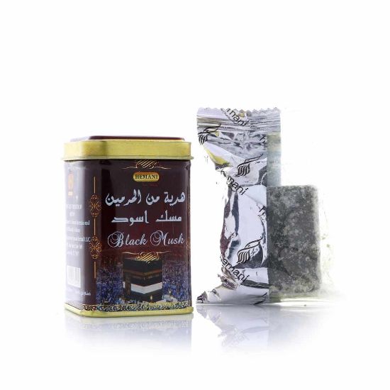 Picture of Solid Perfume Jamid - Black Musk 25g Tin	