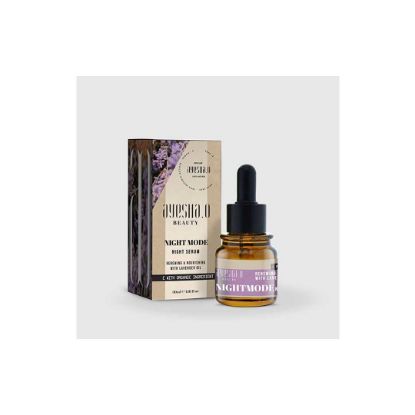Picture of Night Mode - Face Serum with Lavender & Platinum Flakes | AO Beauty