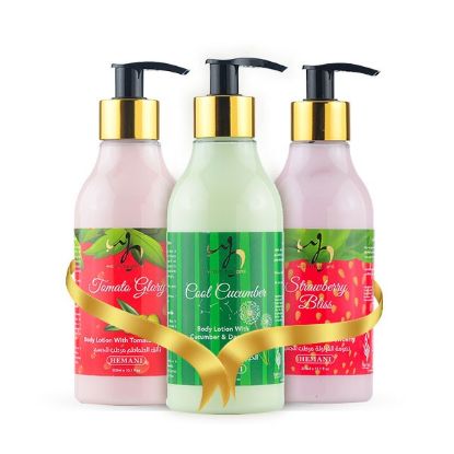 Pack of Best 3 Body Lotions for Winters - Watermelon Wonder, Cool Cucumber, Strawberry Bliss