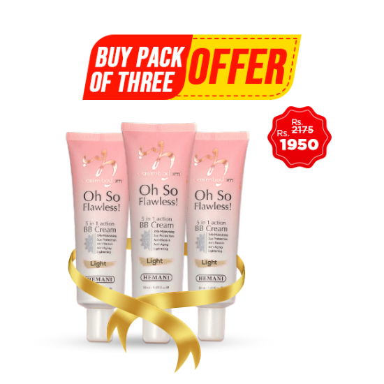 Pack of 3 Oh So Flawless BB Cream - LIGHT