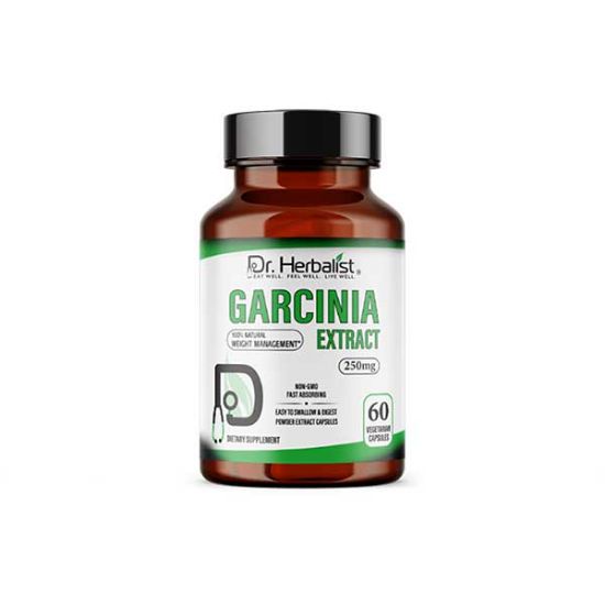 Garcinia 250mg Dietary Supplement - Powder Extract Capsule | Dr Herbalist | HEMANI	