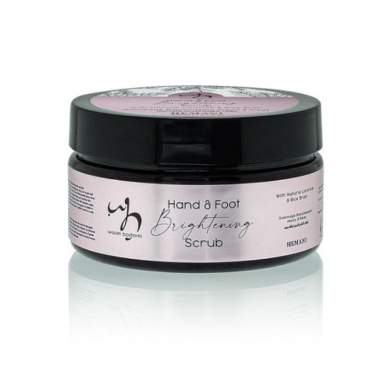 Hand & Foot Brightening Scrub 200ml - Made with Herbal Extract | WB by Hemani 