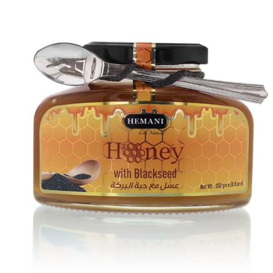 honey, antibacterial, strong immunity, sweetener, anti-inflammatory, antioxidant, bloating and gas, natural, honey, organic honey, pure honey, blackseed, gut health, blackseed honey, honey with black seed, herbal honey, best black seed infused honey for health, natural honey with black seed for immunity, herbal honey for digestion and energy