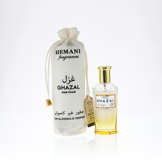 Ghazal Non-Alcoholic Perfume 50 ml for Women - Free from Alcohol - Perfume for Her | Hemani Herbals