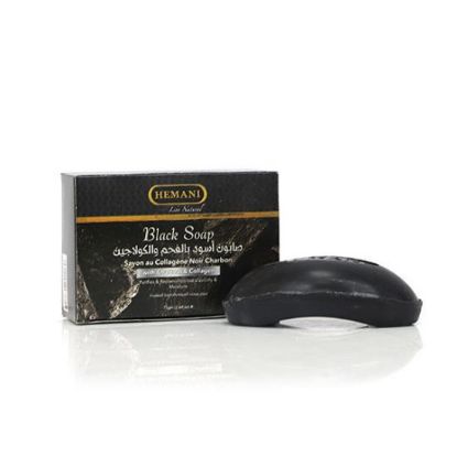 Picture of Black Soap With Collagen & Charcoal 75g