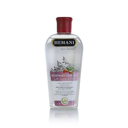Rosemary Hair Oil with Argan & Mint 200 ml | Hemani Herbals	