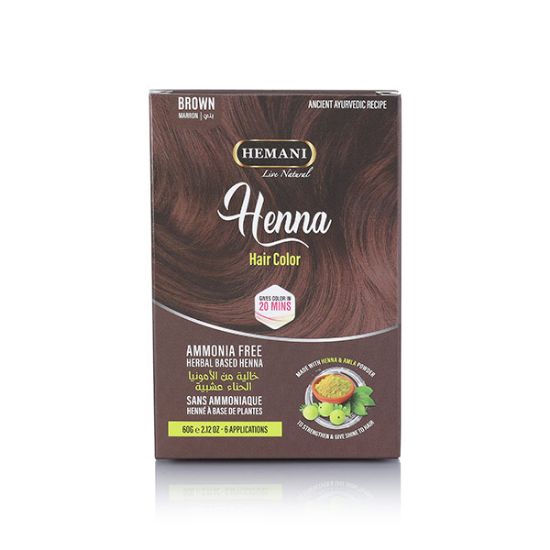 Henna Natural Hair Color 60g - Brown | Hemani Herbals 