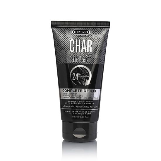 Char Glow Face Scrub 150ml | Hemani Herbals 