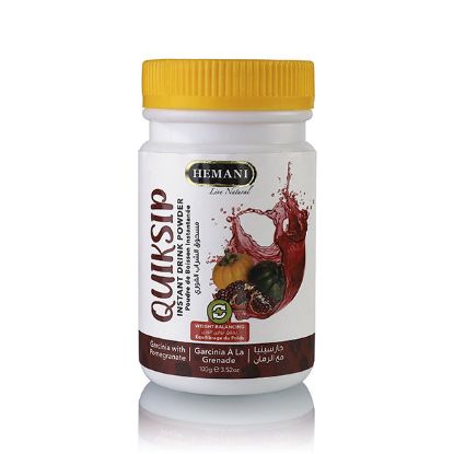 Quiksip Instant Drink Powder 100gm– Garcina with Pomegranate | Hemani Herbals 