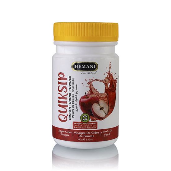 Quiksip Instant Drink Powder 100gm– Apple Cider Vinegar | Hemani Herbals 