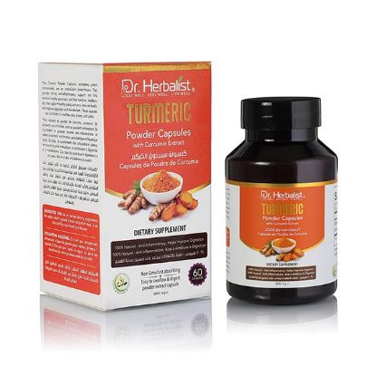 Dr Herbalist Turmeric Powder Capsules 3000mg