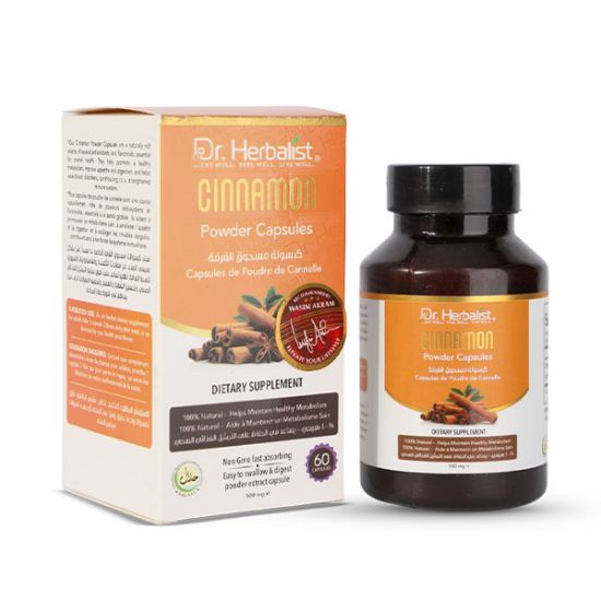 Dr. Herbalist Cinnamon Powder Capsules 350mg
