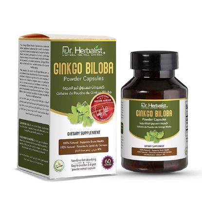 Dr. Herbalist Ginkgo Biloba Powder Capsules