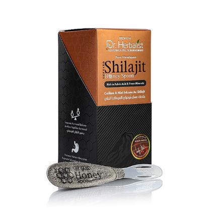 Dr. Herbalist Pure Himalayan Shilajit Honey Spoon
