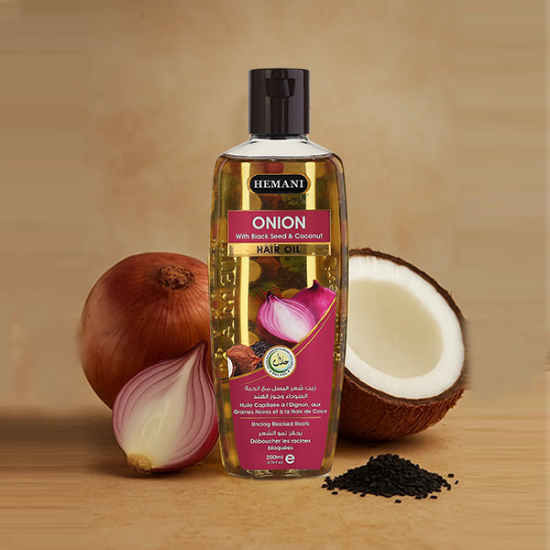 onion hair oil, black seed hair oil, coconut hair oil, hair fall control oil, hair growth oil, anti-hair fall oil, herbal hair oil, oil for hair regrowth, onion oil for thick hair, hair breakage, hair growth, strong & shiny hair, silky & smooth hair, long hair, repair damage hair, blackseed, coconut	