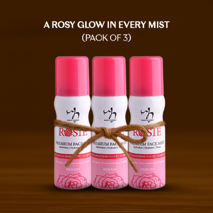 Pack of 3 ROSIE Premium Face Mist 50ml| WB by Hemani	