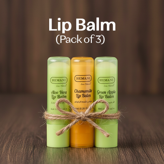 Pack of 3 Lip Balm 6ml (Each)	