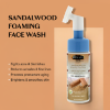 foaming face wash, face wash, anti wrinkle, anti aging, acne, breakouts, pimples, sandal face wash, sandal foaming face wash for wrinkles and fine lines, clean & clear