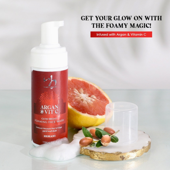 glow bright foaming face wash, argan and vitamin c, nourishes skin, dry skin, reducing inflammation, anti-aging, vitamin c, brightens the skin, hyperpigmentation, argan face wash, vitamin c face wash, glow bright face wash, foaming face wash, argan & vitamin c foaming face wash for glowing skin, best face wash for dull and uneven skin tone, natural brightening face wash with Vitamin c, hydrating foaming cleanser with Argan oil, daily face wash for radiant and smooth skin