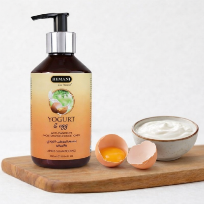 dandruff & itchy scalp, nourishes hair roots, moisturized & shiny hair, yogurt and egg, biotin, sleek & shiny, yogurt and egg conditioner, yogurt conditioner, egg conditioner, moisturizing conditioner for dry hair, natural hair conditioner, anti-dandruff conditioner, protein hair treatment, hair shine conditioner, nourishing conditioner, herbal hair conditioner, conditioner for normal to dry hair