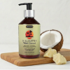 Shiny, moisturized hair, frizz-free, shea butter and coconut conditioner, moisturizing conditioner, hydrating hair conditioner, frizz control conditioner, conditioner for dry hair, dry hair, natural hair conditioner, deep moisture conditioner, anti-breakage conditioner, organic conditioner, shea butter conditioner, coconut conditioner